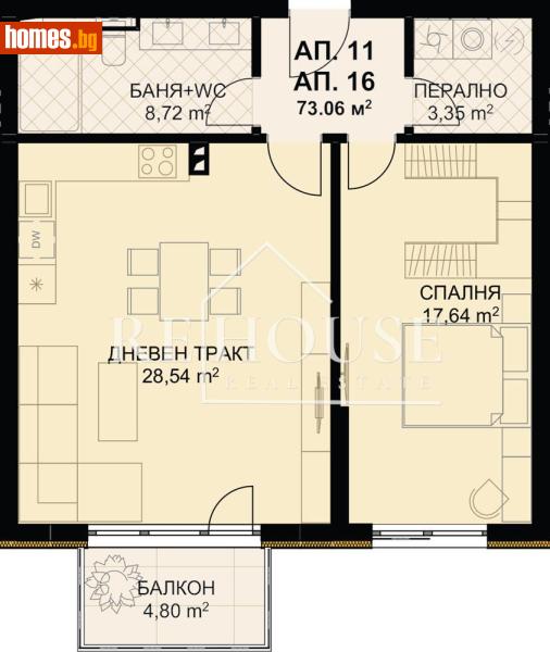 Двустаен, 90m² - Кв. Бриз, Варна - Апартамент за продажба - AGENCY REHOUSE Real Estate - 116553962