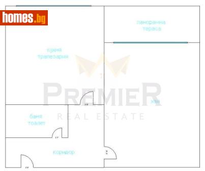 Двустаен, 51m² - Апартамент за продажба - 116578704