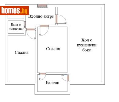 Тристаен, 99m² - Апартамент за продажба - 116601084