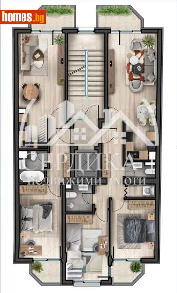 Тристаен, 121m² - Жк. Банишора, София - Апартамент за продажба - СЕРДИКА 1 НЕДВИЖИМИ ИМОТИ ЕООД - 116617899