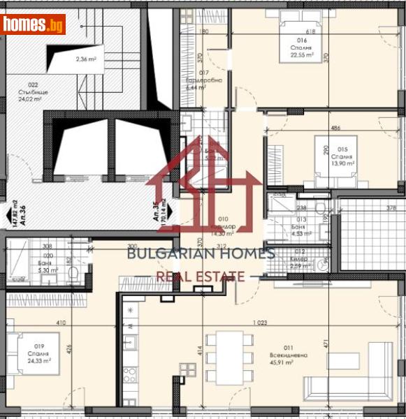 Многостаен, 268m² - Жк. Сердика, София - Апартамент за продажба - Bulgarian Homes - 116621467