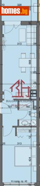 Двустаен, 58m² - Жк. Хаджи Димитър, София - Апартамент за продажба - Bulgarian Homes - 116621578
