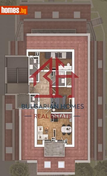 Тристаен, 132m² - Жк. Лозенец, София - Апартамент за продажба - Bulgarian Homes - 116621648