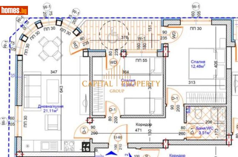 Тристаен, 88m² -  Идеален Център, Варна - Апартамент за продажба - Капитал Пропърти Груп - 116643558