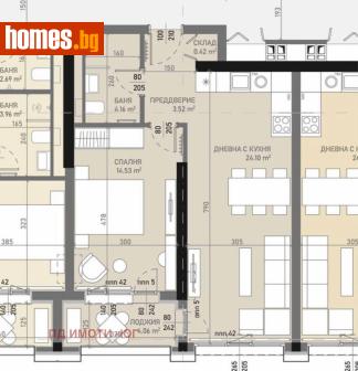 Двустаен, 71m² - Апартамент за продажба - 116648428