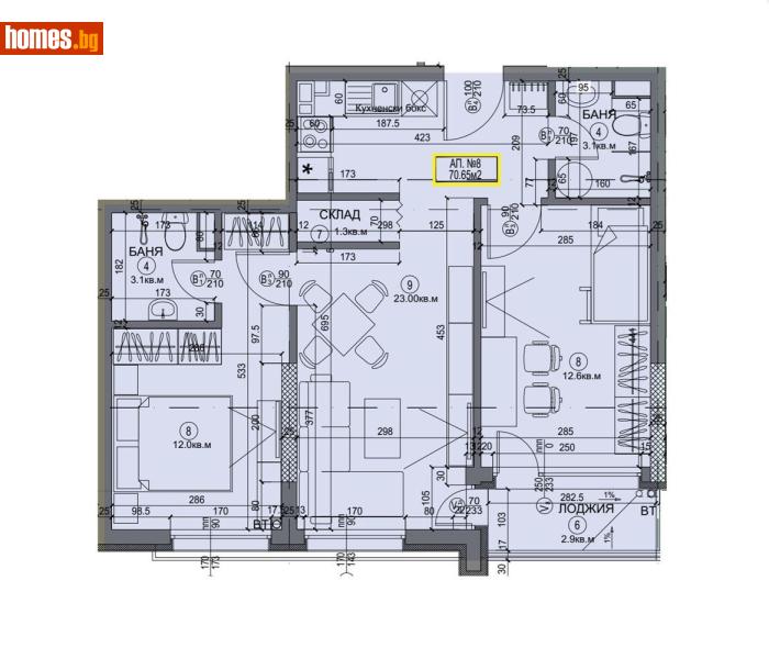 Тристаен, 90m² - Жк. Бъкстон, София - Апартамент за продажба - Estate Factory - Фабриката за имоти - 116654662