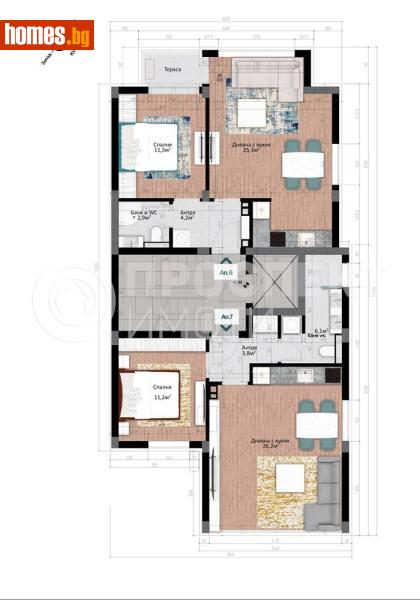Двустаен, 89m² - Кв. Кършияка, Пловдив - Апартамент за продажба - Проспект Имоти  - 116660991