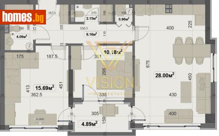 Тристаен, 100m² - Апартамент за продажба - 116661536