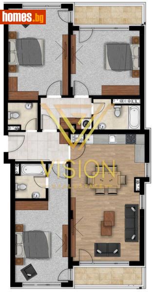 Четиристаен, 167m² - Кв. Кръстова Вада, София - Апартамент за продажба - Vision Real Estate - 116661545