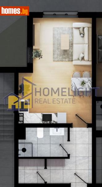 Едностаен, 51m² - Жк. Дружба 2, София - Апартамент за продажба - ХОУМ ЛАЙТ  - 116683997
