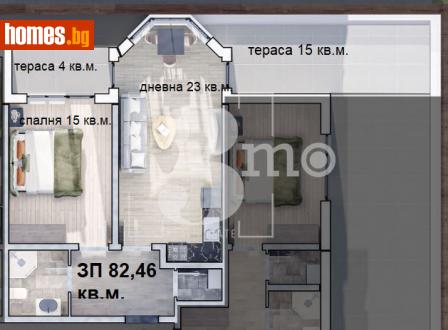 Двустаен, 86m² - Апартамент за продажба - 116690661
