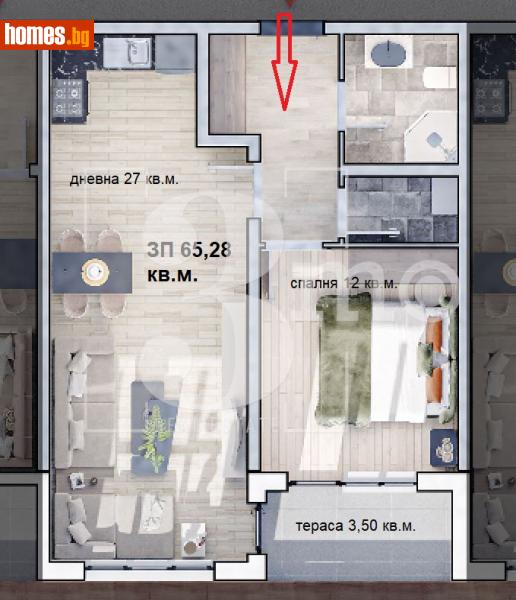Двустаен, 83m² - Жк. Люлин 10, София - Апартамент за продажба - 3mo офис Амалтея - 116690665