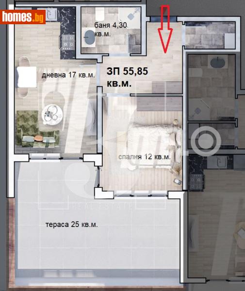 Двустаен, 71m² - Жк. Люлин 10, София - Апартамент за продажба - 3mo офис Амалтея - 116690667