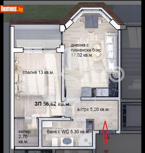 Двустаен, 71m² - Жк. Люлин 10, София - Апартамент за продажба - 3mo офис Амалтея - 116690692