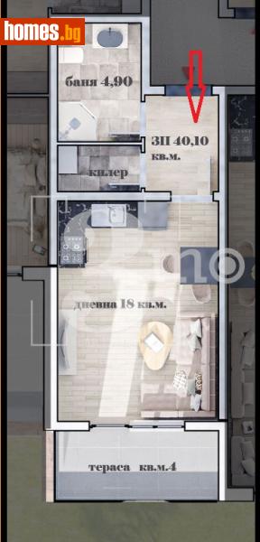 Едностаен, 51m² - Жк. Люлин 10, София - Апартамент за продажба - 3mo офис Амалтея - 116690694