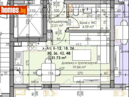 Едностаен, 40m² - Апартамент за продажба - 116848460