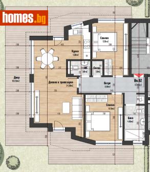 Тристаен, 96m² - Апартамент за продажба - 116908120