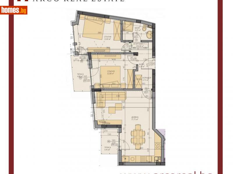 Тристаен, 107m² -  Мараша, Пловдив - Апартамент за продажба - Arco Real Estate - 117036731