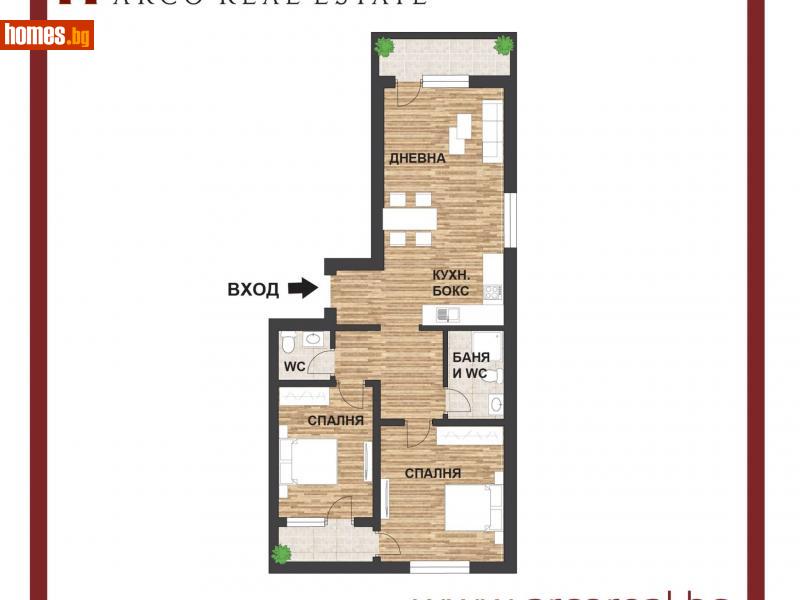 Тристаен, 106m² - Пловдив, Пловдив - Апартамент за продажба - Arco Real Estate - 117036878