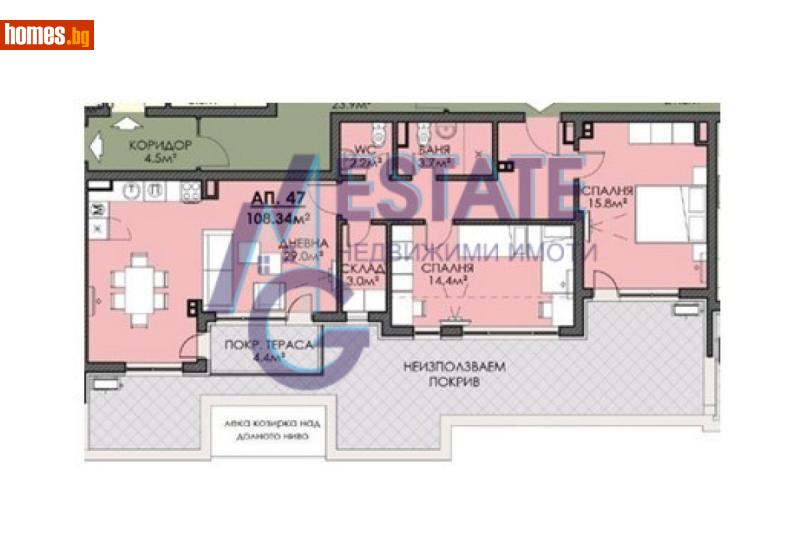 Тристаен, 109m² - Жк. Меден Рудник, Бургас - Апартамент за продажба - ЕМ ДЖИ ЕСТЕЙТ - 117041142