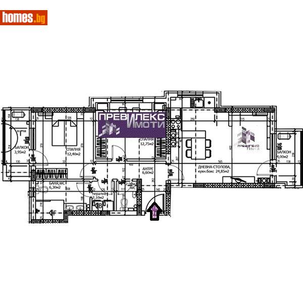 Тристаен, 121m² - Жк. Тракия, Пловдив - Апартамент за продажба - Превилекс имоти ЕООД - 117069668