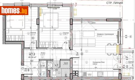Тристаен, 98m² - Апартамент за продажба - 117167684