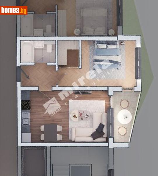 Двустаен, 73m² - Жк. Дружба 2, София - Апартамент за продажба - МИРЕЛА - 117167711
