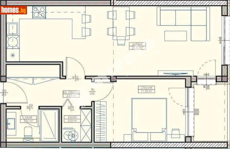 Двустаен, 77m² -  Кайсиева Градина, Варна - Апартамент за продажба - МИРЕЛА - 117167991