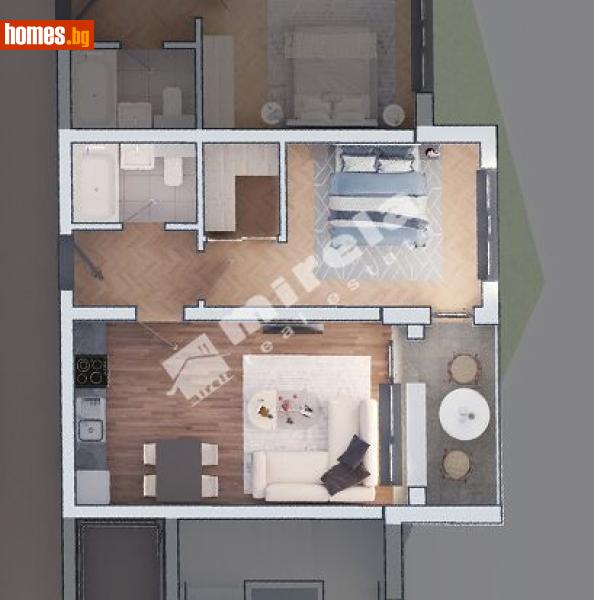 Двустаен, 81m² - Жк. Дружба 2, София - Апартамент за продажба - МИРЕЛА - 117168000