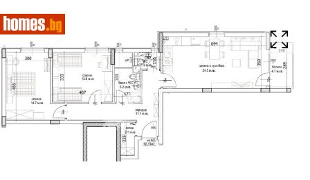 Тристаен, 108m² - Апартамент за продажба - 117168006
