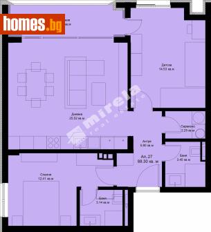 Тристаен, 97m² - Апартамент за продажба - 117168046