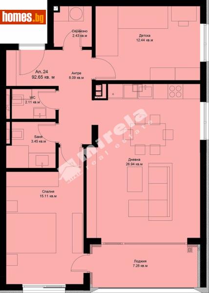 Тристаен, 102m² - Кв. Галата, Варна - Апартамент за продажба - МИРЕЛА - 117168057