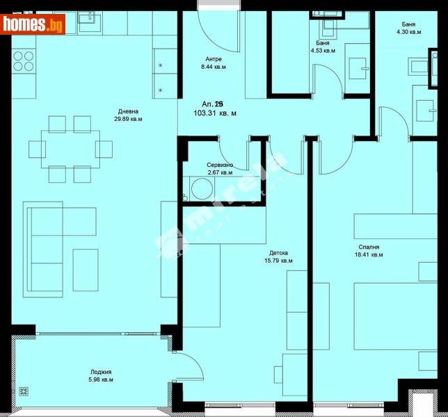 Тристаен, 113m² - Кв. Галата, Варна - Апартамент за продажба - МИРЕЛА - 117168066