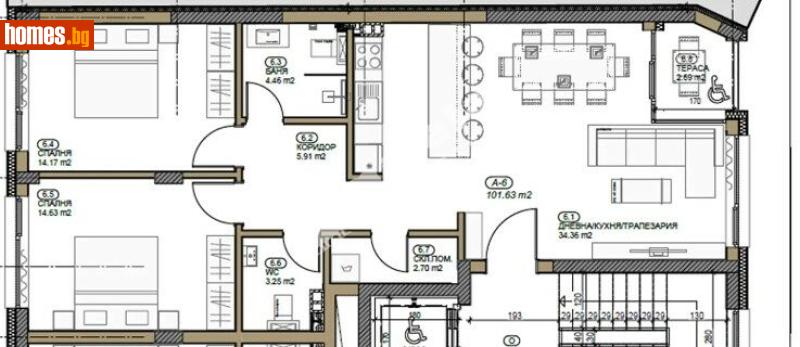 Тристаен, 142m² - Жк. Банишора, София - Апартамент за продажба - МИРЕЛА - 117168104