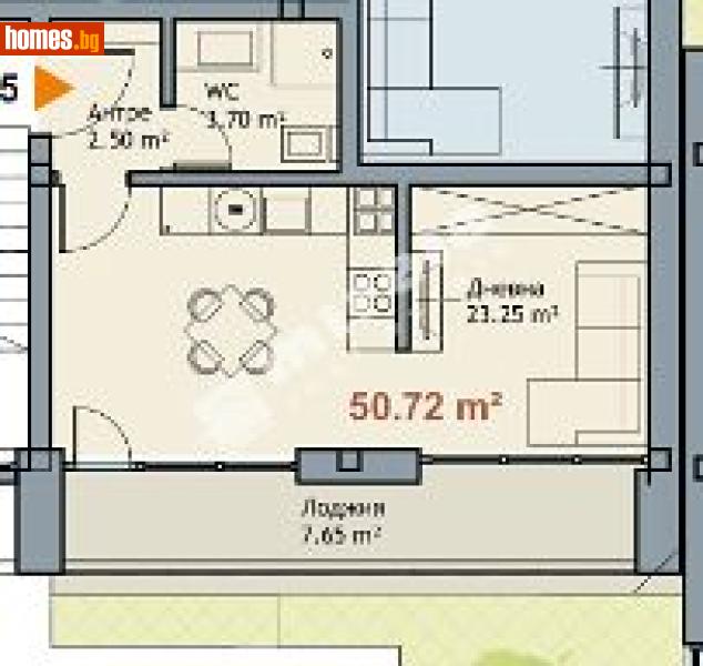 Двустаен, 51m² - М-т Ален Мак, Варна - Апартамент за продажба - МИРЕЛА - 117168150