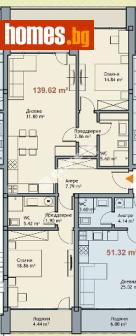 Тристаен, 140m² - Апартамент за продажба - 117168200