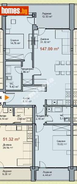 Тристаен, 147m² - М-т Ален Мак, Варна - Апартамент за продажба - МИРЕЛА - 117168204
