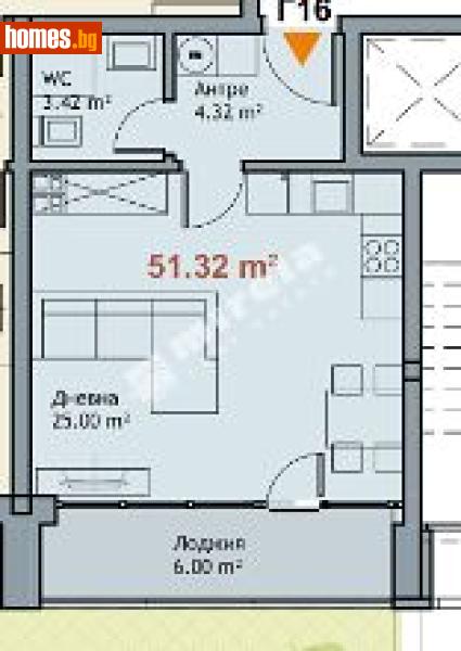Едностаен, 51m² - М-т Ален Мак, Варна - Апартамент за продажба - МИРЕЛА - 117168230
