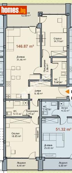 Тристаен, 147m² - М-т Ален Мак, Варна - Апартамент за продажба - МИРЕЛА - 117168233