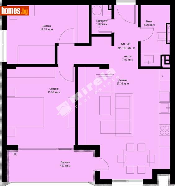 Тристаен, 100m² - Кв. Галата, Варна - Апартамент за продажба - МИРЕЛА - 117168245