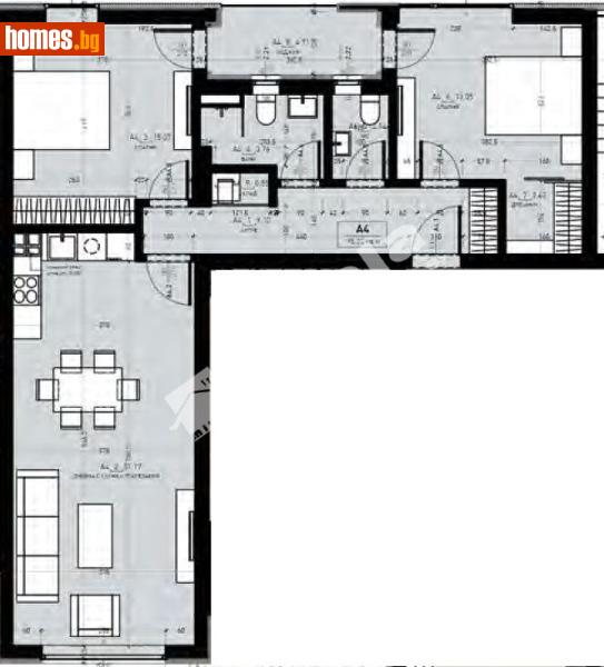 Тристаен, 113m² - Жк. Дружба 2, София - Апартамент за продажба - МИРЕЛА - 117168280