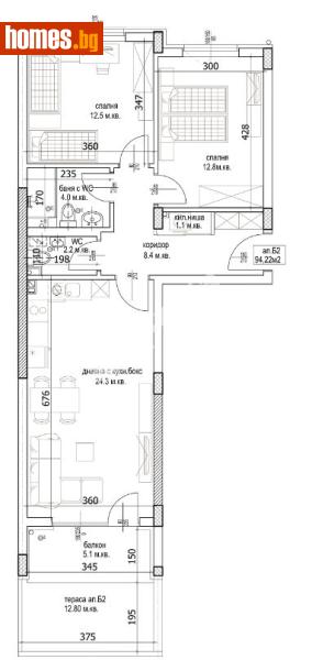 Тристаен, 110m² -  Кайсиева Градина, Варна - Апартамент за продажба - МИРЕЛА - 117168313