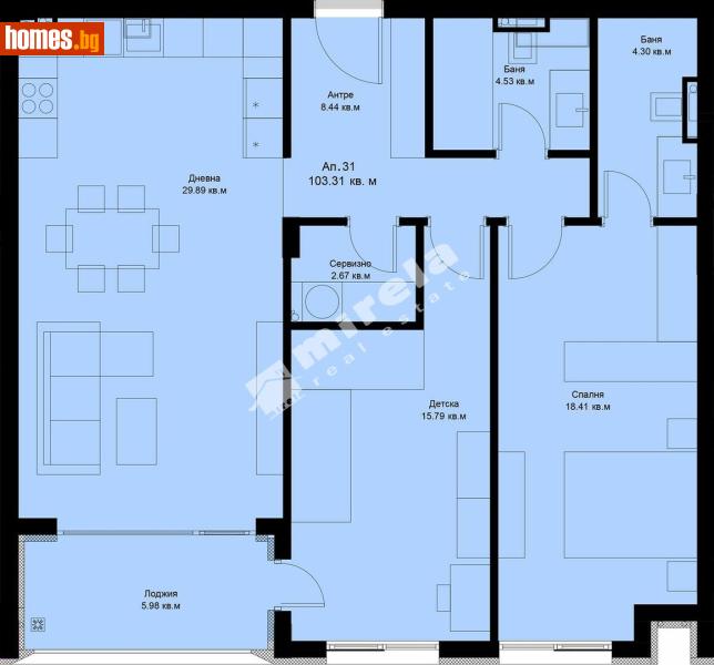 Тристаен, 113m² - Кв. Галата, Варна - Апартамент за продажба - МИРЕЛА - 117168384