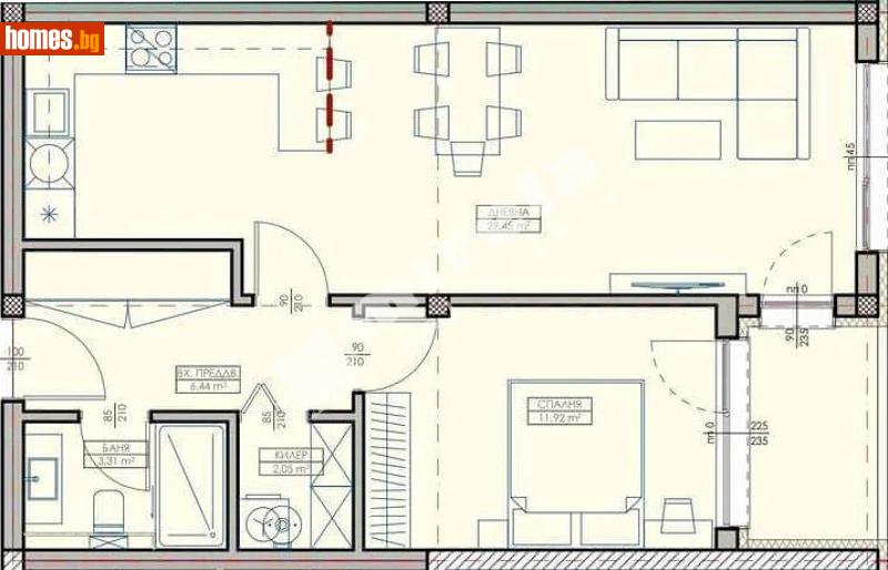 Двустаен, 77m² -  Кайсиева Градина, Варна - Апартамент за продажба - МИРЕЛА - 117168391