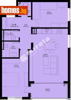 Тристаен, 102m² - Апартамент за продажба - 117168418
