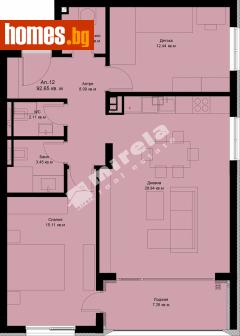 Тристаен, 102m² - Апартамент за продажба - 117168435