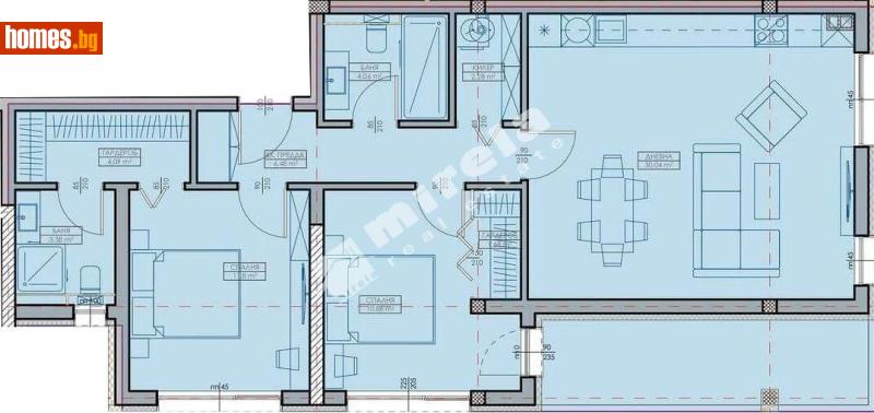 Тристаен, 117m² -  Кайсиева Градина, Варна - Апартамент за продажба - МИРЕЛА - 117168439