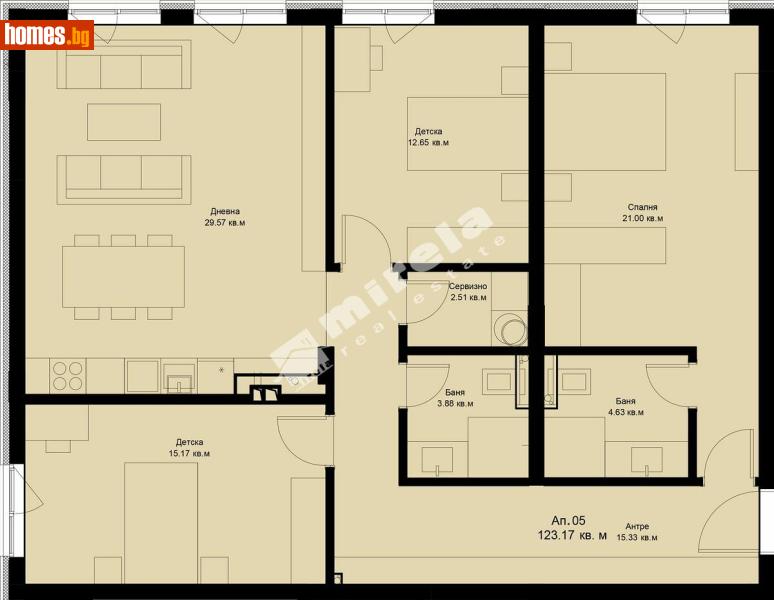 Четиристаен, 135m² - Кв. Галата, Варна - Апартамент за продажба - МИРЕЛА - 117168468