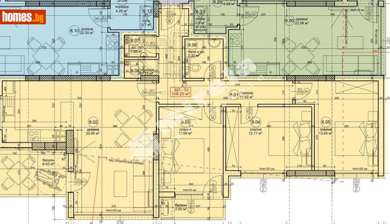 Четиристаен, 142m² - Жк. Възраждане, Варна - Апартамент за продажба - МИРЕЛА - 117168580