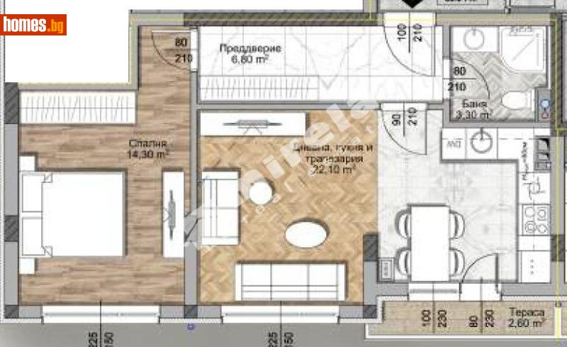 Двустаен, 75m² - Жк. Овча Купел 1, София - Апартамент за продажба - МИРЕЛА - 117168779